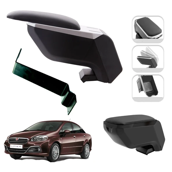 Mis Paket Fiat Linea Delmesiz Çelik Ayaklı Kolçak + Askılı Koku + Micro Fiber Bez + Torpido Süngeri ürün görseli 1