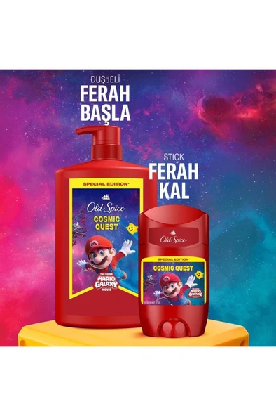 Old Spice Süper Mario 3’ü 1 Arada Duş Jeli 1000 ml - Resim 10