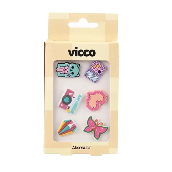 Vicco 996.A26Y.003 Diamond jibbitz Renkli ürün görseli 1