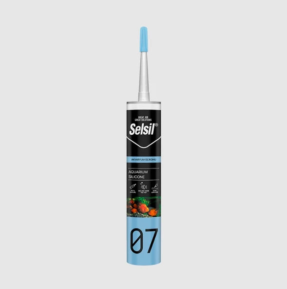 Selsil Akvaryum Silikonu, 280 ml - Şeffaf ürün görseli 1