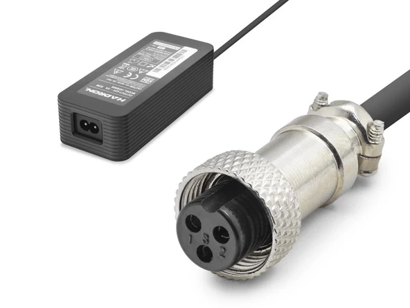 Scooter Adaptörü 42V 2A 84W 3 Pin 9 Mm Siyah HD8888 ürün görseli 1