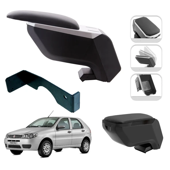 Mis Paket Fiat Palio Delmesiz Çelik Ayaklı Kolçak + Askılı Koku + Micro Fiber Bez + Torpido Süngeri ürün görseli 1