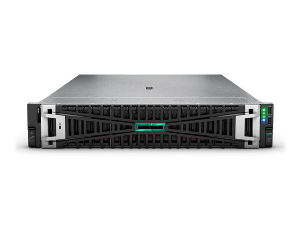 HPE DL380 Gen11 Intel Xeon Gold 6530 2x32GB Ram 2x480GB SSD MR416i-o RAID 2x1000W PSU 2U Rackmount Server Sunucu P81787-B21 ürün görseli 1