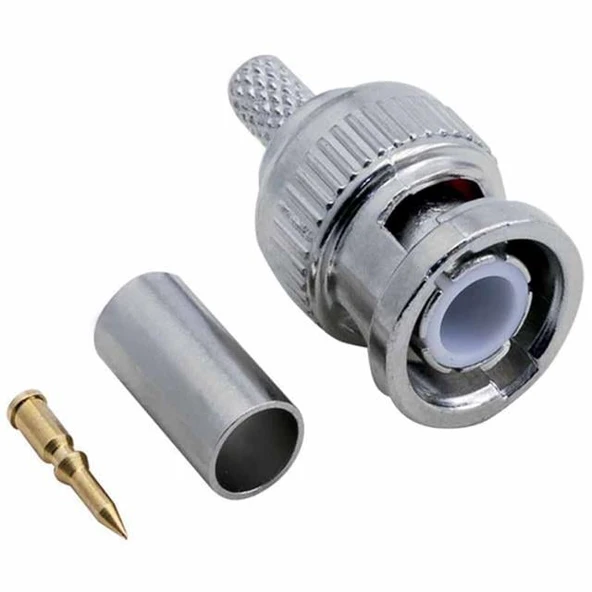 Bnc Fiş Erkek Sıkmalı Konnektör RG 58 Tip ürün görseli 1