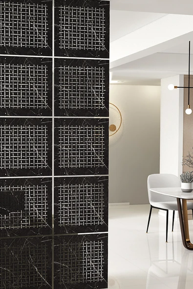 kayasan ahşap Kayasan ® Lazer Kesim Sarkıt Paravan, Ahşap Seperatör, Oda Ayırıcı 4'lü Panel Levha Seti ürün görseli 1