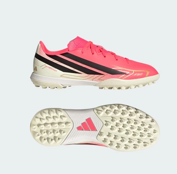 adidas F50 Hyperfast Club Tf J Unisex Çocuk Halı Saha Ayakkabısı KK1366 ürün görseli 1