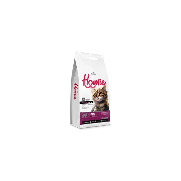 2.75 kg Düşük Tahıllı Yavru Kedi Maması Süper Premium Kuzu Etli Besleyici Formül ürün görseli 1