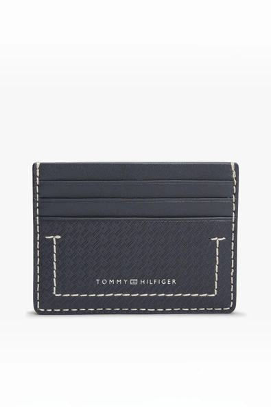 TH MICRO FLAG CC HOLDER Erkek Mavi Cüzdan - AM0AM14547 ürün görseli 1