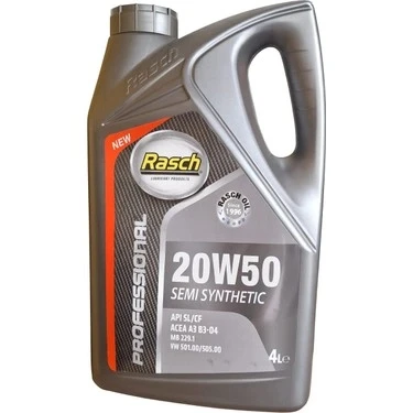 Rasch 20W50 Semi Synthetıc Motor Yağı 4 Lt ürün görseli 1