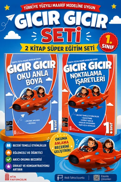 1. Sınıf Gıcır Gıcır Oku Anla Boya + Noktalama İşaretleri ürün görseli 1