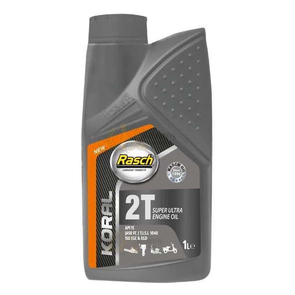 Rasch Koral 2T İki Zamanlı Testere Makine Motor Yağı - 1 Lt. ürün görseli 1