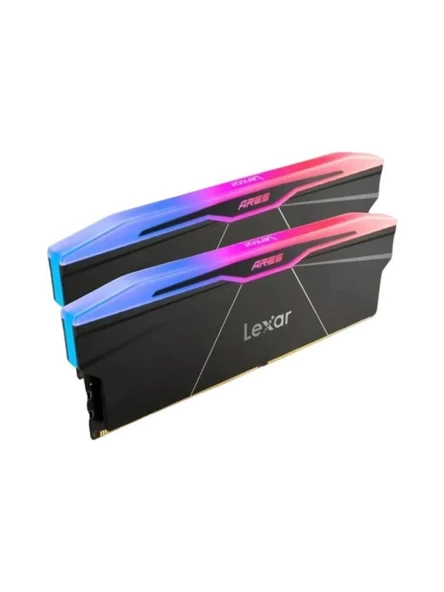 Lexar Ares RGB 32 GB (2x16) 6000 MHz CL28 LD5U16G60C28BR-RGD DDR5 Ram ürün görseli 1