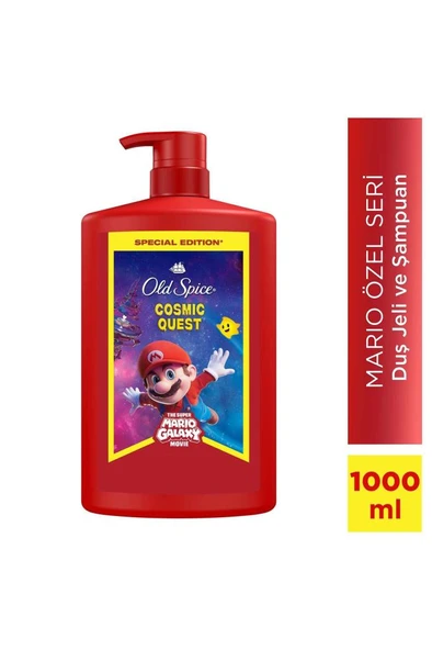 Old Spice Süper Mario 3’ü 1 Arada Duş Jeli 1000 ml ürün görseli 1