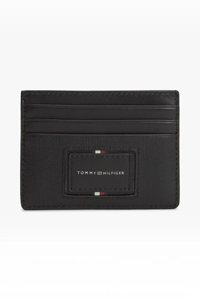 TH FOUNDATION CC HOLDER Erkek Siyah Cüzdan - AM0AM14504 ürün görseli 1