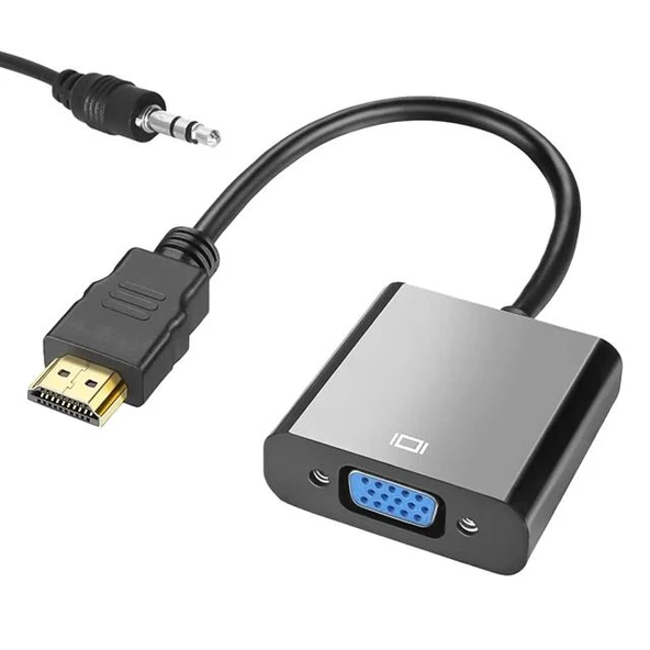 Fully G-537L HDMI to VGA Çevirici Adaptör Ses Çıkışlı ürün görseli 1