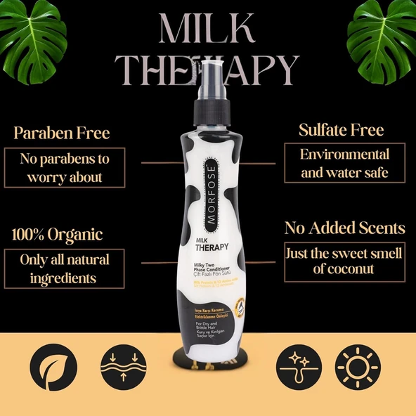 MORFOSE MILK THERAPHY FÖN SÜTÜ 240ML - Resim 3