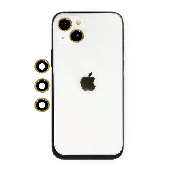 İphone 14 Shine Kamera Lens - Gold ürün görseli 1