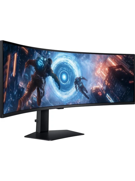 Samsung Odyssey G9 G91F LS49FG916EUXUF 49" 1 ms Dual QHD Curved 144 Hz Oyuncu Monitörü ürün görseli 1