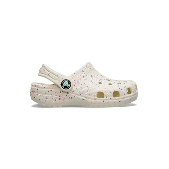 Crocs 212495 Classic Glow Paint SplatterCgK Terlik Krem ürün görseli 1