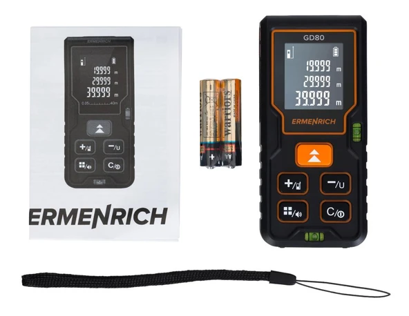 Ermenrich Reel PLUS GD80 Lazer Metre ürün görseli 1