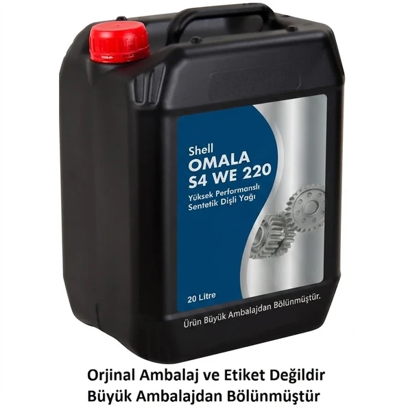 Shell Omala S4 WE 220 Bidon 20 Litre (Eski Adı:Tivela S 220) ürün görseli 1