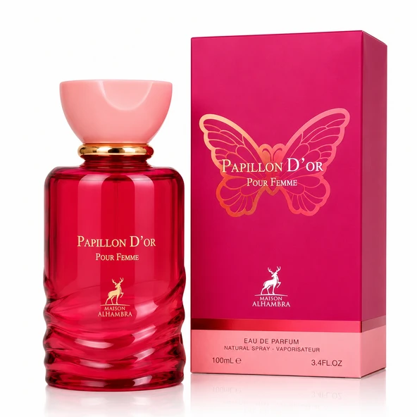 Maison Alhambra Papillon D'Or Pour Femme EDP 100 ML Kadın Parfüm ürün görseli 1