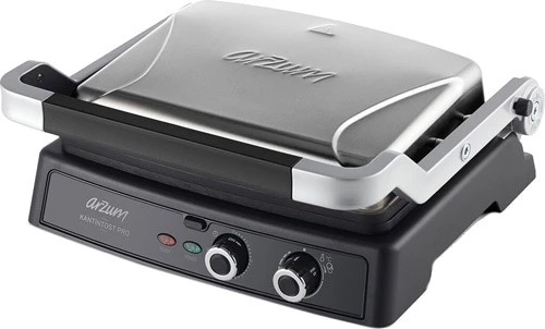 Arzum AR2044-INX Kantintost Pro 2000 W Izgara ve Tost Makinesi Inox ürün görseli 1