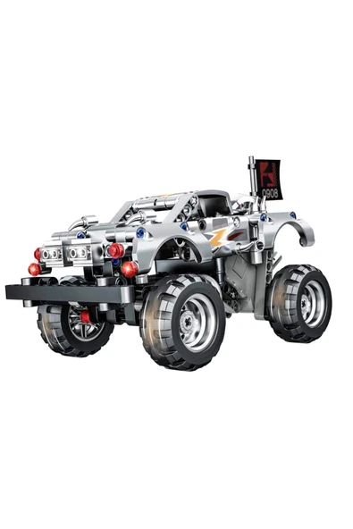 232 Parça Metal Heyecanı: BLX Racing Metal Yarış Arabası ürün görseli 1
