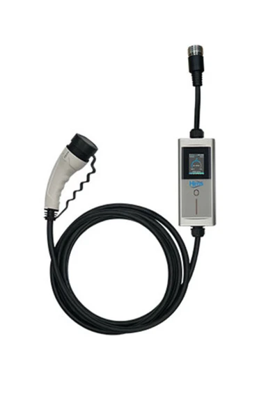 HİMS HCTK-22-G 22KW DESTEKLİ GÜMÜŞ TAŞINABİLİR ELEKTRİKLİ ARAÇ ŞARJ İSTASYONU ürün görseli 1
