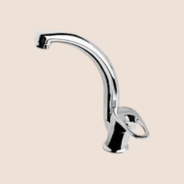 Acaser Roka Mix Tek Çıkışlı  Lavabo Bataryası Kuğulu ürün görseli 1