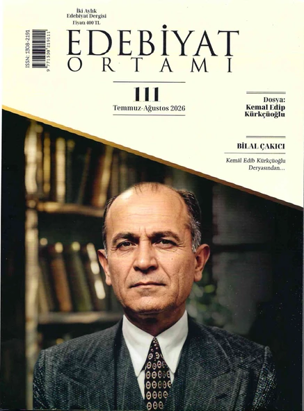 Edebiyat Ortamı Dergi 111.Sayı Temmuz-Ağustos 2026 - Kitap Hediyeli! ürün görseli 1