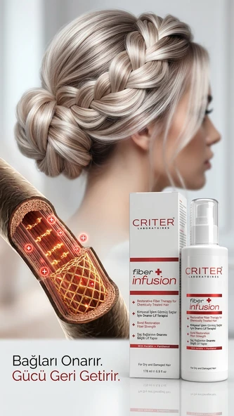 fiber + infusion işlem görmüş saçlarr lif terapisi 175 ml ürün görseli 1