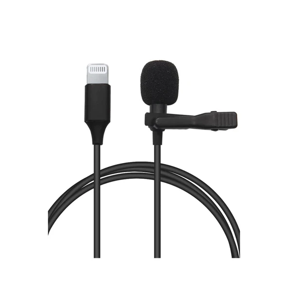 Lightning 2 Metre Double Mikrofon - Siyah ürün görseli 1