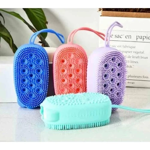 Süngerli Silikon Banyo Kesesi - Resim 5