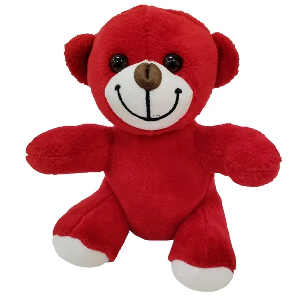 Kırmızı Peluş Oyuncak Ayıcık - Resim 3