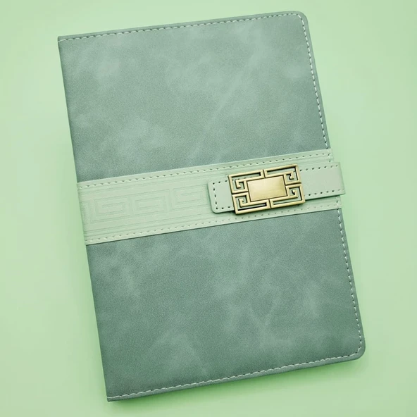 Tarihsiz Ajanda Defter Su Yeşili - Resim 2