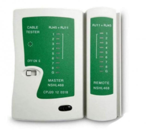 Kablo Test Cihazı RJ45+RJ11 REMOTE CABLE TEST CİHAZI ürün görseli 1