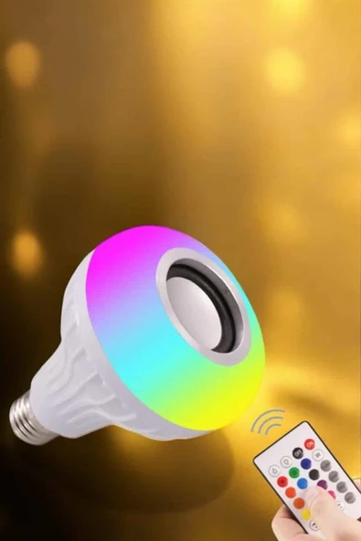 Lamba Led Hoparlör Dayanıklı ve Uzun Ömürlü Bluetooth Hoparlör ürün görseli 1