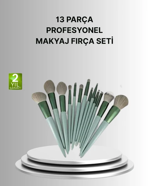 Cilt Dostu Profesyonel Makyaj Fırça Seti Pudra ve Fondöten İçin Uygun ürün görseli 1