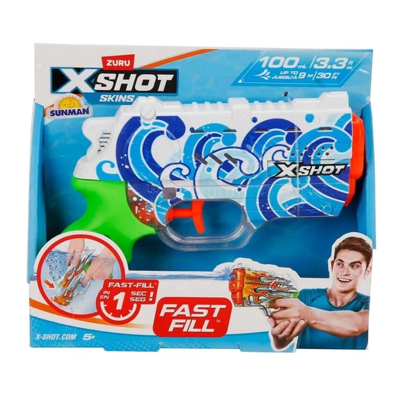 X-Shot Skins Nano Fast Fill Su Tabancası 19 cm - S00004582 ürün görseli 1