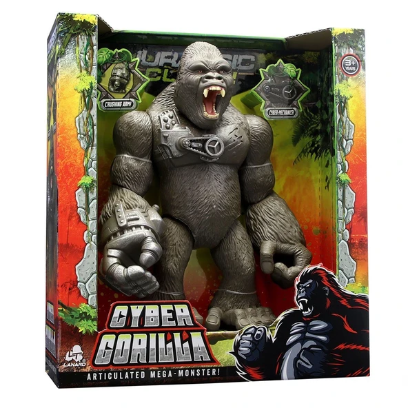 Jurassic Clash  Canavar Siber Goril Figürü - Resim 3
