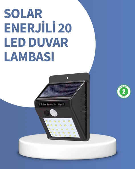 IP65 Dayanıklı Solar Enerjili Dış Cephe Aydınlatma ürün görseli 1