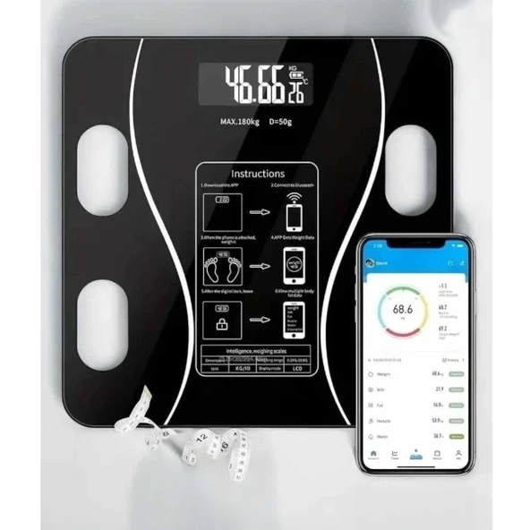 Bluetooth Özellikli Akıllı Tartı ürün görseli 1
