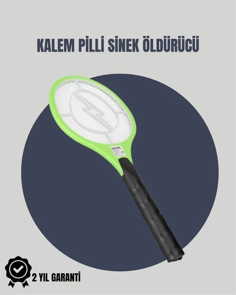 Taşınabilir Elektronik Sinek Swatter – Kimyasal İçermeyen, Ergonomik Tasarım ürün görseli 1