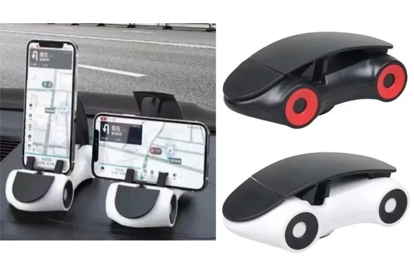 Araba Tasarımlı Araç İçi Telefon Tutucu 360 Dönebilen Ayarlı ürün görseli 1