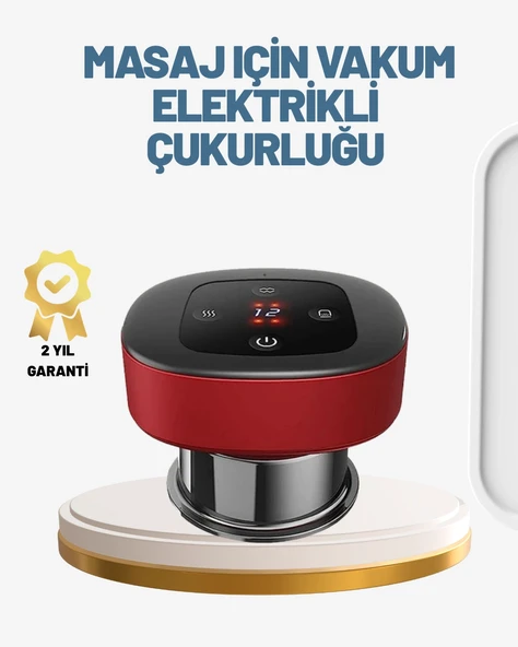 Akıllı Vakumlu Kupa Masaj Cihazı Ağrı Giderici ve Rahatlatıcı Terapi ürün görseli 1