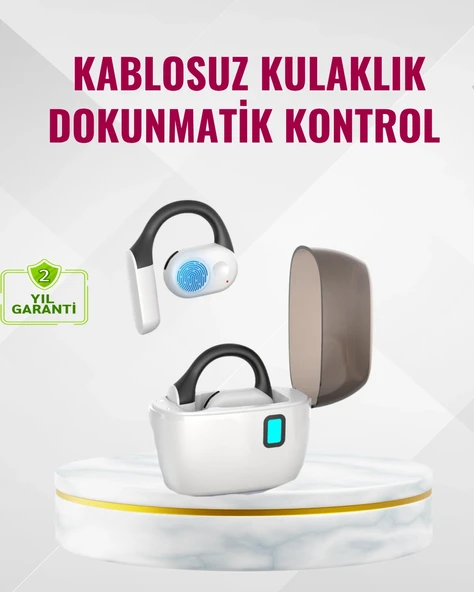 TWS Bluetooth Kulaklık – Otomatik Şarj, Taşınabilir Şarj Kutusu ürün görseli 1