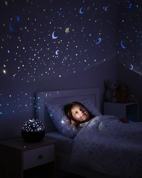 Sesle Tepki Veren Yıldız Projektör Gece Işığı ürün görseli 1