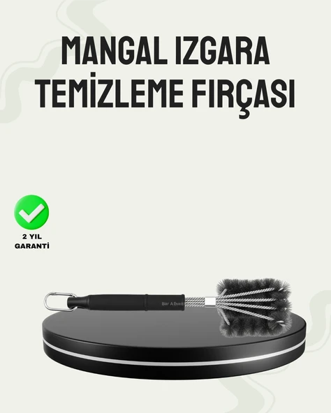 Paslanmaz Çelik Telli Mangal Temizlik Fırçası ürün görseli 1