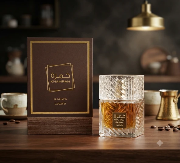 Lattafa Khamrah Qahwa Erkek Parfümü 100 Ml ürün görseli 1